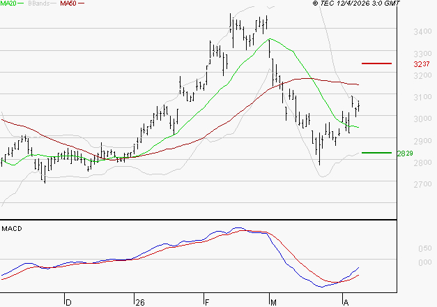 MICHELIN : L'analyse ne suggère pas de baisse à moyen terme