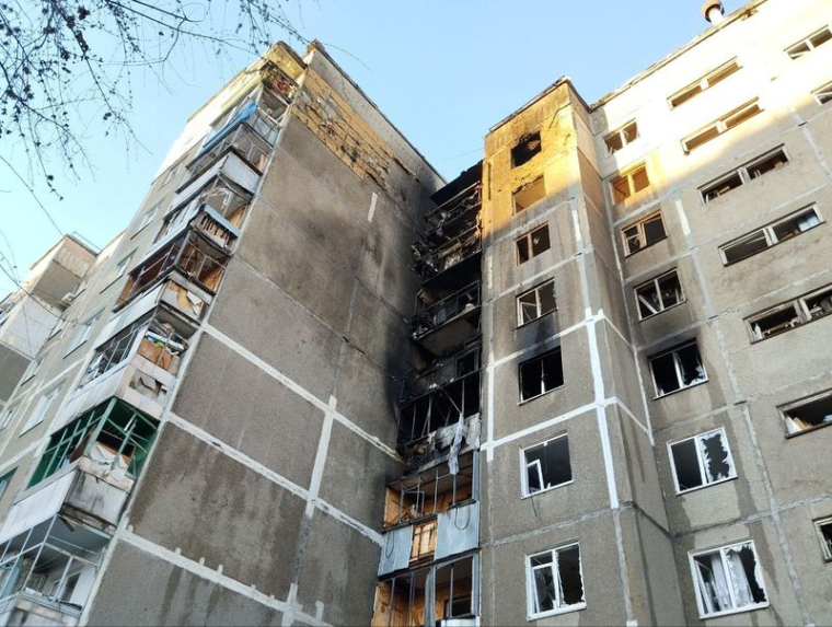 Conséquences d'une attaque de drone à Koursk