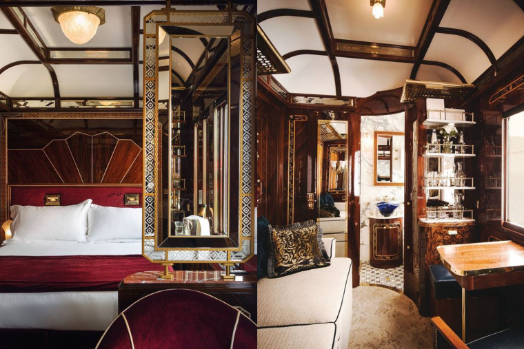 Jean Imbert prend les commandes des cuisines du Venice-Simplon-Orient-Express. Crédit photo : Captures Instagram @vsoetrain