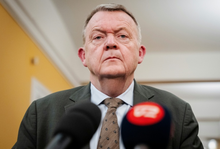 Le ministre danois des Affaires étrangères, Lars Løkke Rasmussen, fait une déclaration à la presse à Copenhague, le 13 jjanvier 2026 ( Ritzau Scanpix / Sebastian Elias Uth )