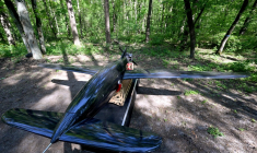 Un drone Bober ukrainien. (illustration) ( AFP / SERGEI SUPINSKY )