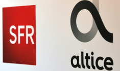 Le groupe Altice France, maison mère de l'opérateur SFR, entrera dans les prochains jours en procédure de sauvegarde accélérée ( AFP / ERIC PIERMONT )
