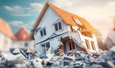 maison effondrée (Crédits: Adobe Stock)