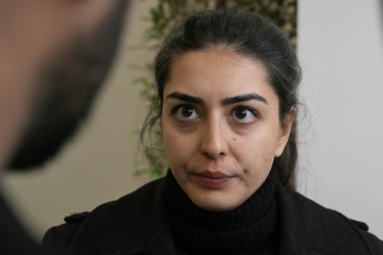 L'avocate pakistanaise Imaan Mazari, le 20 janvier 2026 à Islamabad ( AFP / Aamir QURESHI )