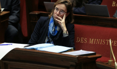 Amélie de Montchalin à Paris, le 21 novembre 2025. ( AFP / ALAIN JOCARD )
