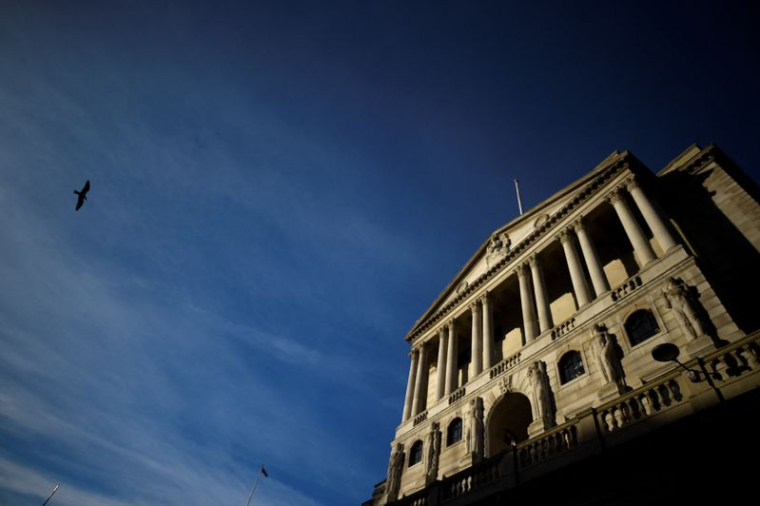 Photo d'archives de la Banque d'Angleterre à Londres