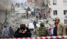 L'effondrement d'un immeuble à Belgorod