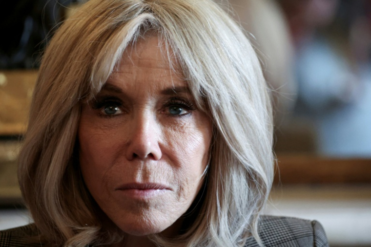 Brigitte Macron lors d'une cérémonie au ministère de la Culture à Paris le 12 mai 2025 ( AFP / ALAIN JOCARD )
