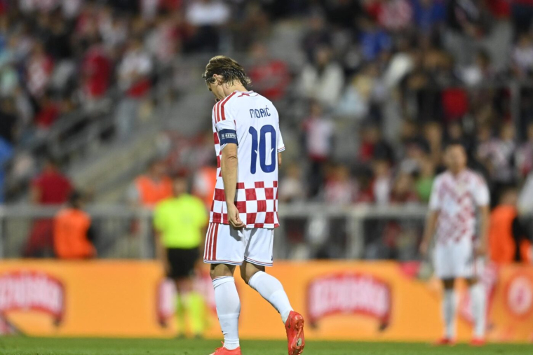 Luka Modrić ne décolère pas après le revers historique infligé par l'Angleterre à la Croatie