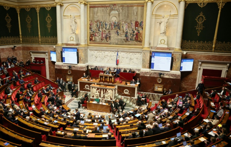 L'Assemblée nationale le 27 janvier 2026 à Paris ( AFP / Dimitar DILKOFF )