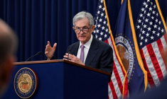 Le président de la Réserve fédérale américaine Jerome Powell s'exprime lors d'une conférence de presse à Washington