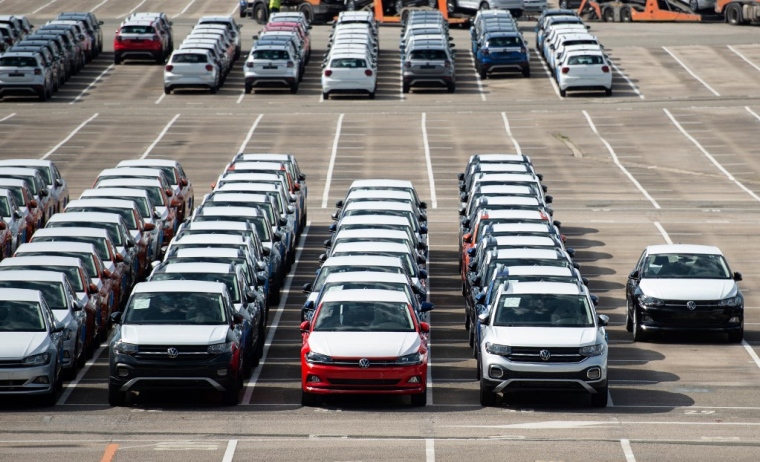 Les bons résultats de Volkswagen ont tiré vers le haut le marché européen. ( AFP / ANDER GILLENEA )