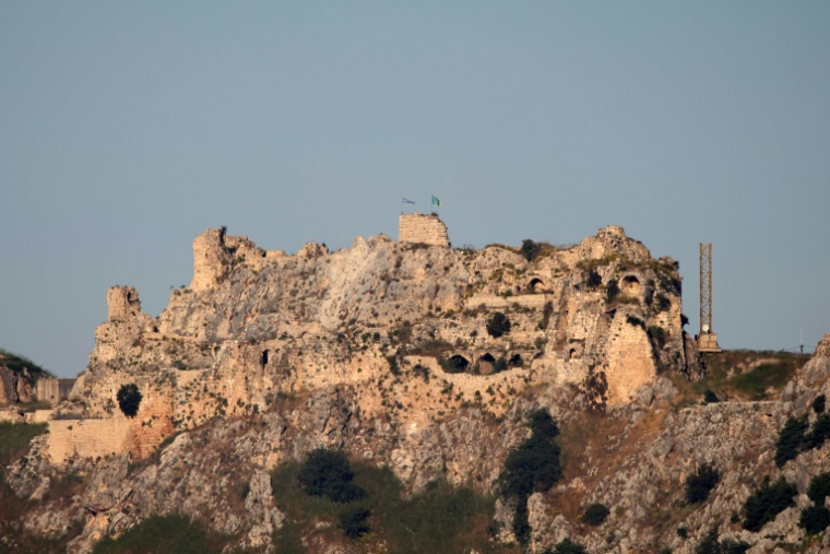 Le château médiéval de Beaufort, connu localement sous le nom de Qalaat al-Shaqif ou Shaqif Arnoun, vu depuis la région de Marjayoun, dans le sud du Liban, le 31 mai 2026 ( AFP / - )