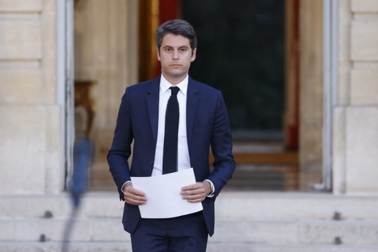 Gabriel Attal à Paris, le 7 juillet 2024. ( AFP / LUDOVIC MARIN )