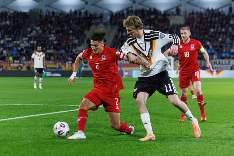 Sans briller, l'Allemagne écarte le Luxembourg et se rapproche du Mondial