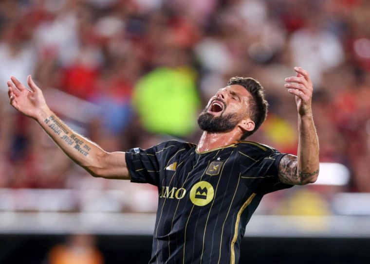 Le Los Angeles FC annonce le départ d'Olivier Giroud