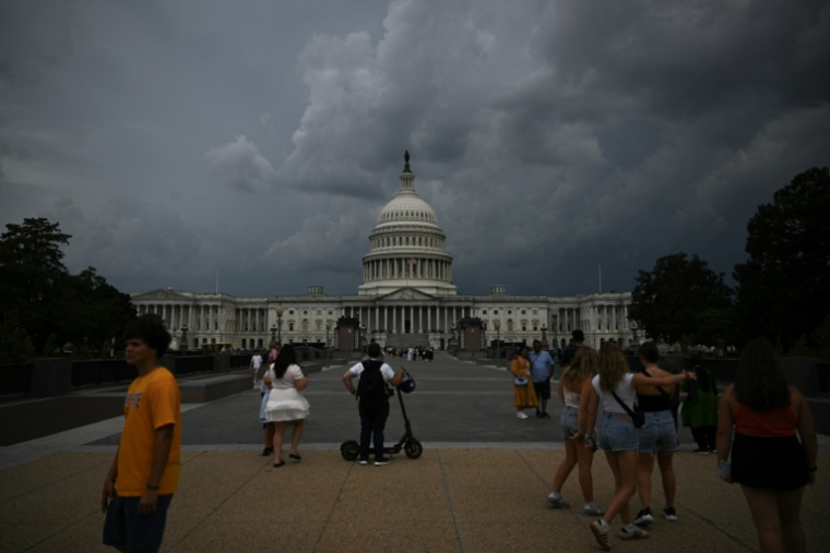 Le dôme du Capitole de Washington, siège du Congrès américain, le 1er juillet 2025 ( AFP / Drew ANGERER )