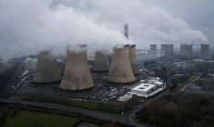 La centrale de Drax, au Royaume-Uni. ( AFP / OLI SCARFF )
