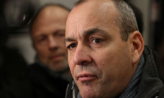 Le secrétaire général de la CFDT, Laurent Berger, lors d'une conférence de presse à Paris