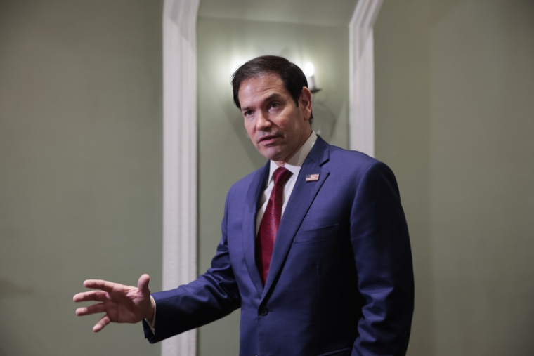 Marco Rubio le 21 octobre 2026 à Bombay, en Inde ( POOL / KYLIE COOPER )