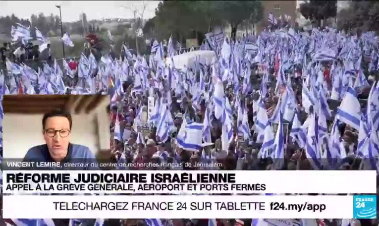 Réforme judiciaire israélienne : "nous sommes à un point de bascule"