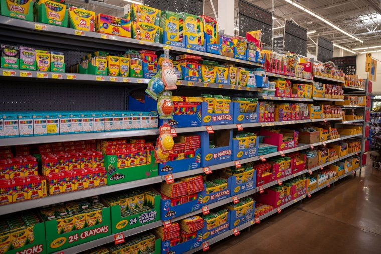 Le rayon d'un supermarché Walmart. (Crédit:  / Wal-mart)