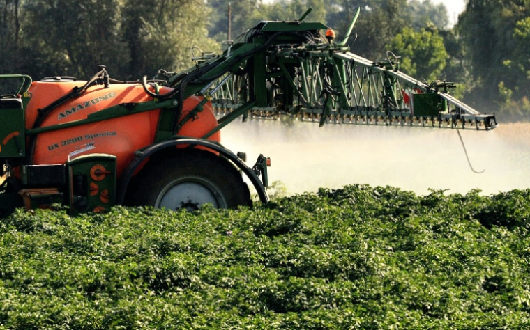 La quasi-totalité de la loi d'urgence agricole a été validée vendredi par le Conseil constitutionnel, y compris les volets controversés sur la réintroduction dérogatoire de pesticides interdits, jugée suffisamment encadrée par les Sages, et sur la gestion de l'eau ( AFP / PHILIPPE HUGUEN )