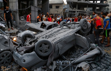 Les Palestiniens inspectent les dégâts à Gaza