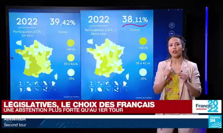 Législatives en France : une abstention plus forte qu'au 1er tour