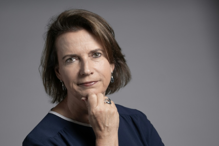 La Défenseure des droits Claire Hédon à Paris, le 24 août 2023 ( AFP / MIGUEL MEDINA )