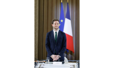 Clément Beaune, haut-commissaire à la stratégie et au plan, à Paris le 31 mars 2025. ( POOL / LUDOVIC MARIN )