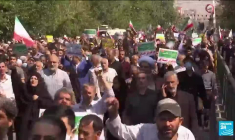 Iran : à Téhéran, des manifestants prorégime fustigent les "comploteurs"