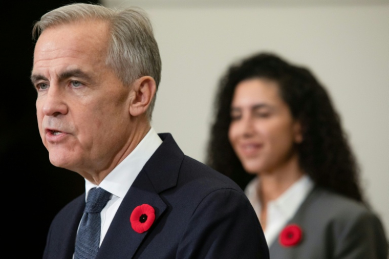 Le Premier ministre canadien Mark Carney à Montréal au Canada le 29 octobre 2026 ( AFP / Alexis Aubin )