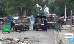 Guinée : des sinistrés manifestent à Conakry, cinq mois après l'explosion du dépôt de carburant