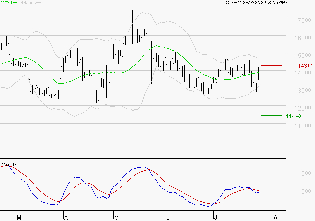 VUSIONGROUP : Sous les résistances, une consolidation est probable