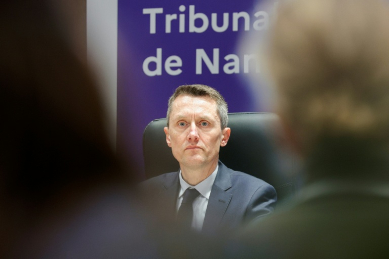 Pascal Prache, alors procureur de Nanterre,le 7 mars 2024 à Nanterre, dans les Hauts-de-Seine ( AFP / Geoffroy VAN DER HASSELT )