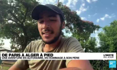 Mehdi Debbrah, lancé dans un Paris-Alger à pied : "Je ne rencontre que de gens magnifiques"