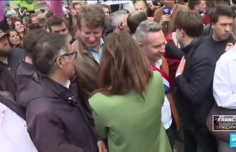 Législatives : en France, les manifestations