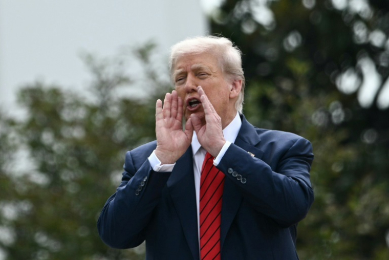Le président américain Donald Trump à la Maison Blanche le 5 aoûr 2025 ( AFP / Brendan SMIALOWSKI )