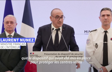 Les manifestations du 31 octobre "pas autorisées dans les centres-villes" (Nunez)