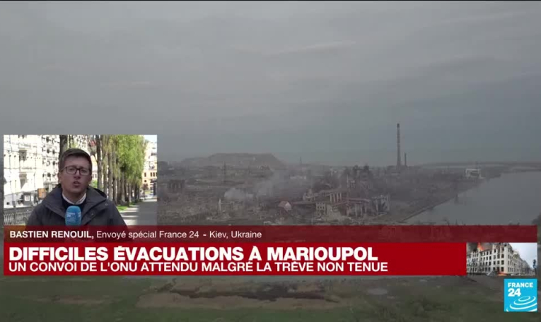 Guerre en Ukraine : deux évacuations sont prévues à Marioupol malgré l'occupation russe