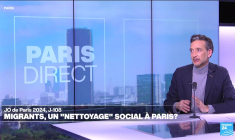 JO 2024 : migrants, un "nettoyage" social à Paris ?