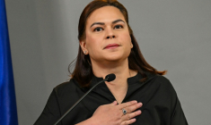 La vice-présidente des Philippines, Sara Duterte, le 18 février 2026 à Manille ( AFP / Jam STA ROSA )