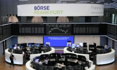 L'indice des prix des actions allemandes représenté à la bourse de Francfort