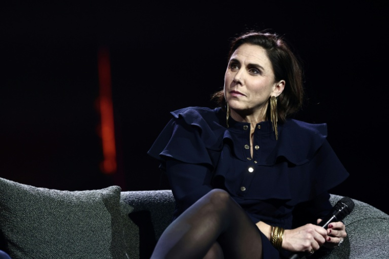 La députée RN Laure Lavalette participe à un débat "Face à vous - Les grands enjeux de demain" organisé par Le Journal du Dimanche (JDD) le 25 novembre 2025 à Paris  ( AFP / Thibaud MORITZ )