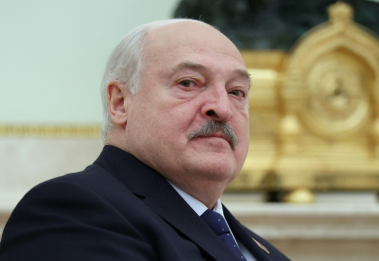 Le président bélarus Alexandre Loukachenko, le 26 septembre 2025 à Moscou ( POOL / Ramil Sitdikov )