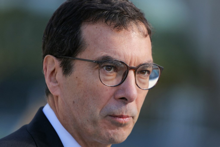 Jean-Pierre Farandou, le 3 mai 2024, à Paris ( POOL / THOMAS SAMSON )