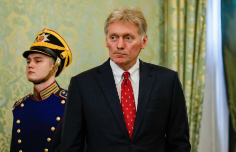 Dmitri Peskov à Moscou, en Russie, le 23 mai 2024. ( POOL / YURI KOCHETKOV )
