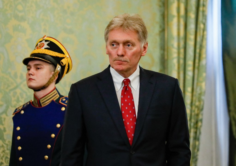 Dmitri Peskov à Moscou, en Russie, le 23 mai 2024. ( POOL / YURI KOCHETKOV )