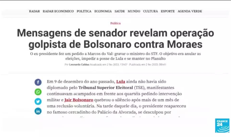 Bolsonaro a fomenté la tentative de coup d'Etat, affirme Lula